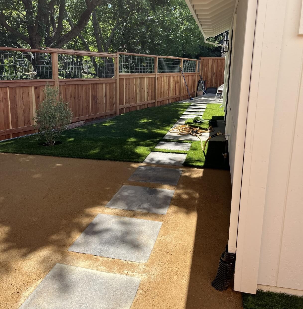 After landscape renovation