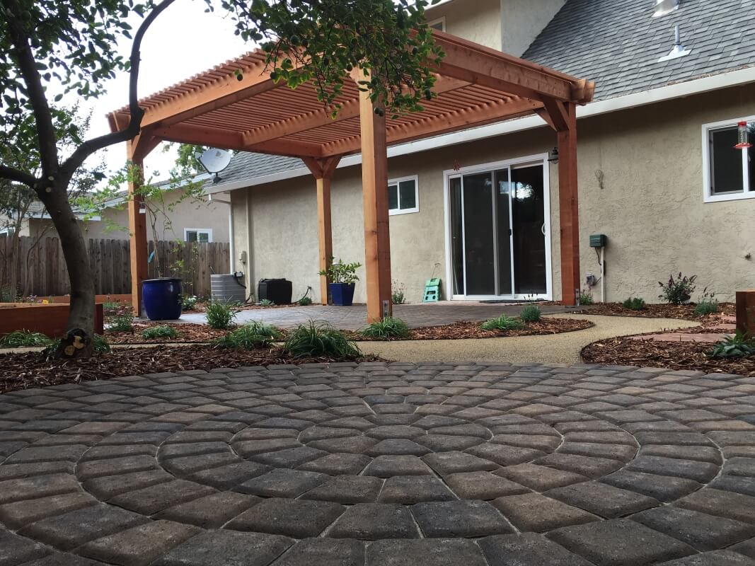 Paver Brick Patio Installation