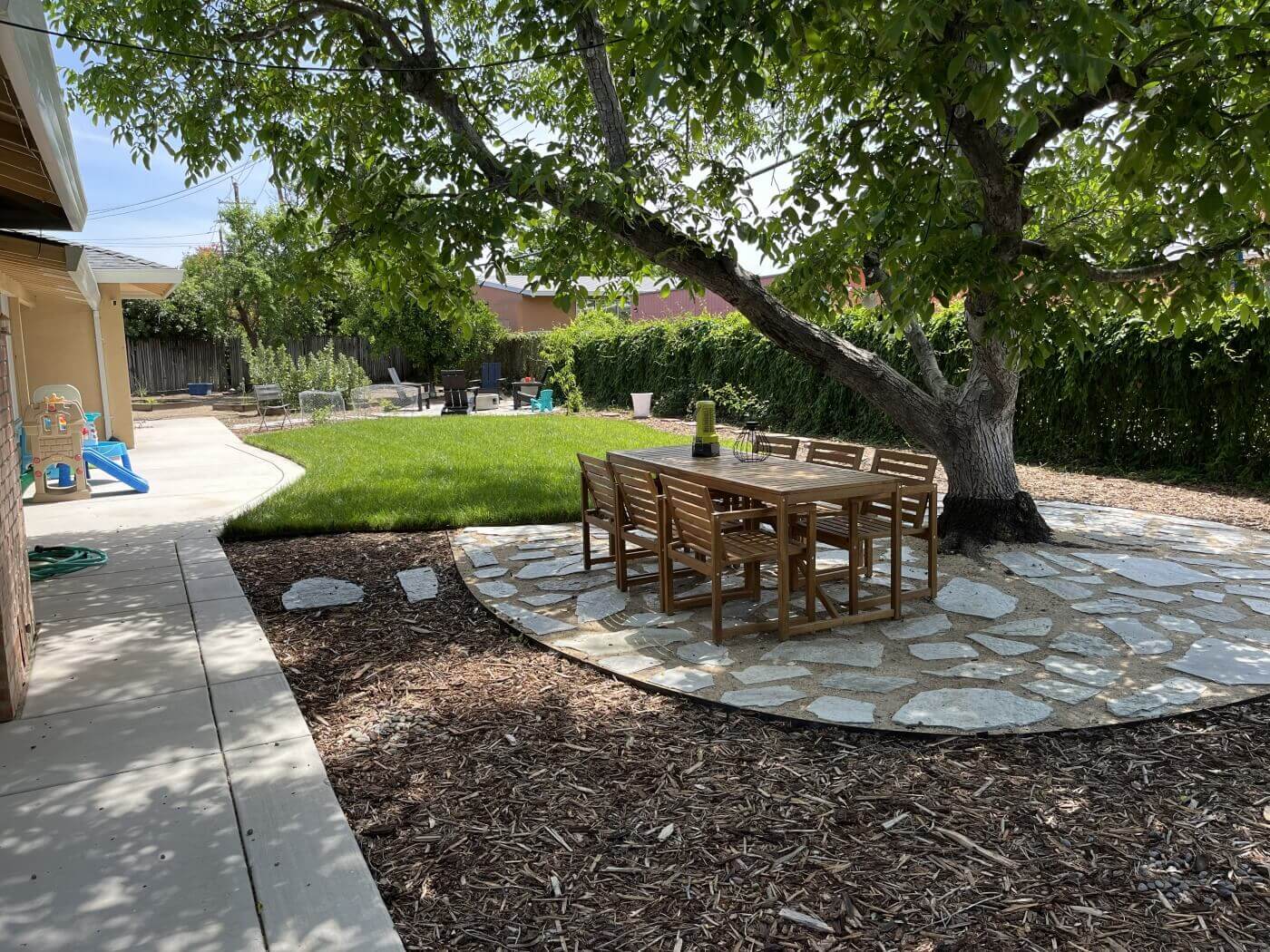 backyard landscape